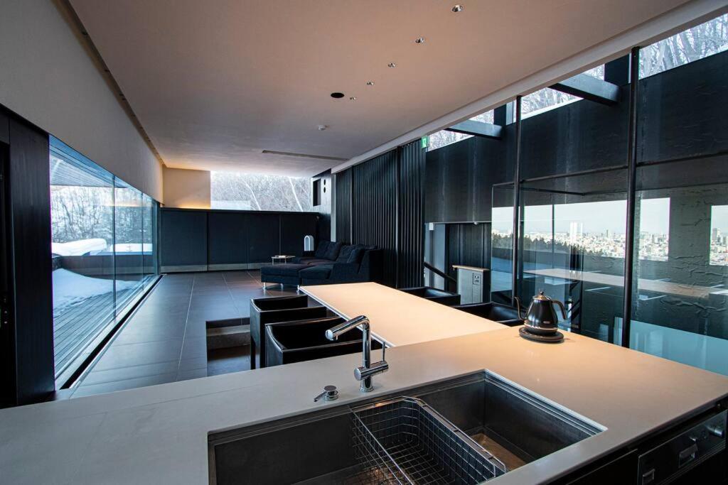 Sapporo Boukyo Luxury House 5 Pax Free Parking Villa Buitenkant foto